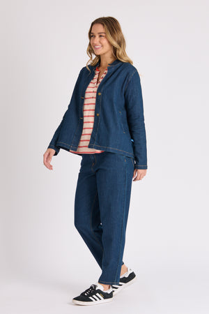One Ten Willow Swing Jacket - Dark Denim