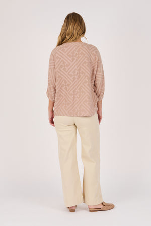 Ellis and Dewey Batwing Shirt - Mocha