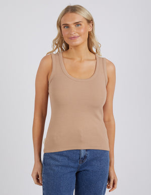 Foxwood Sadie Rib Tank - Sand