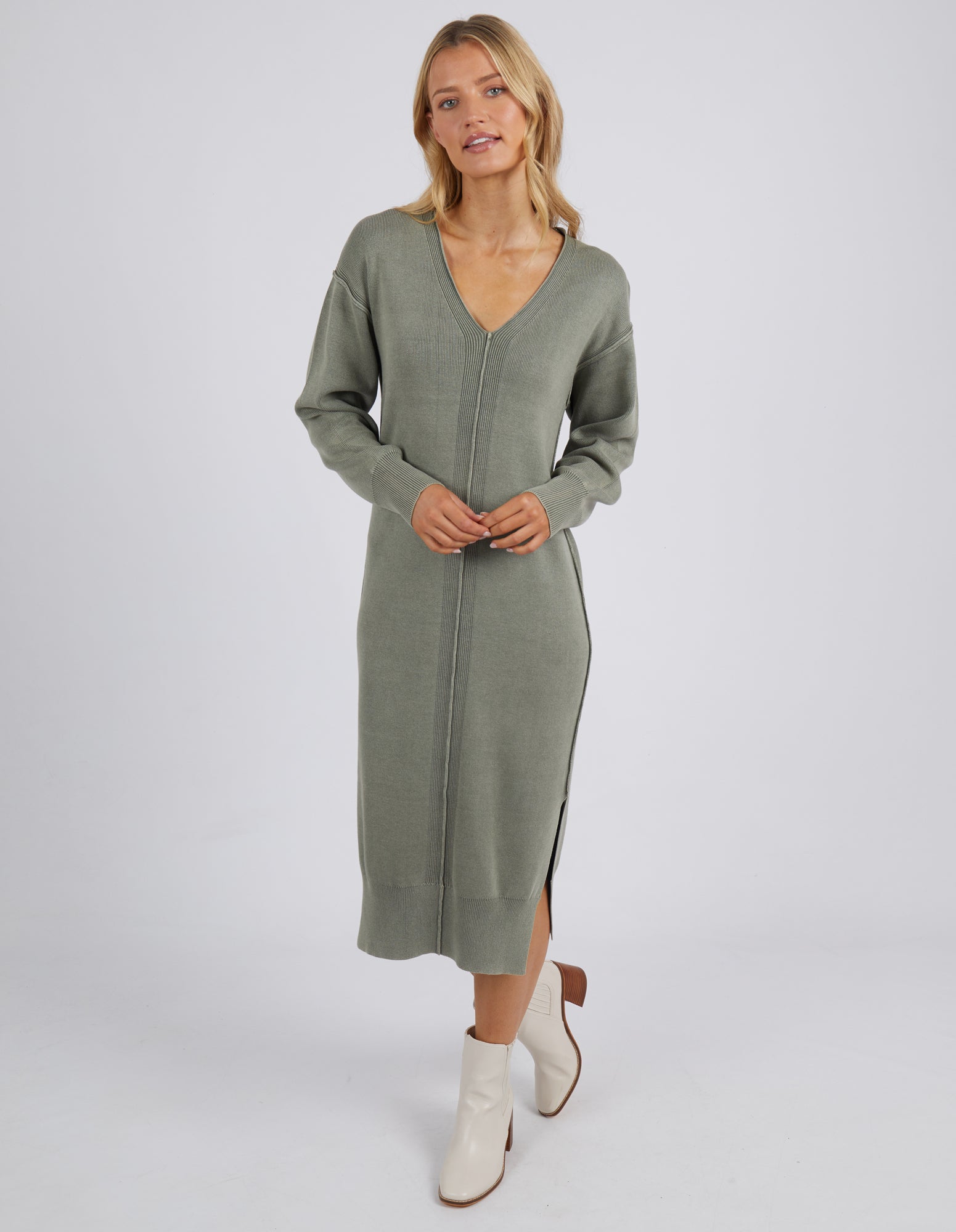 Foxwood Juniper Dress - Sage