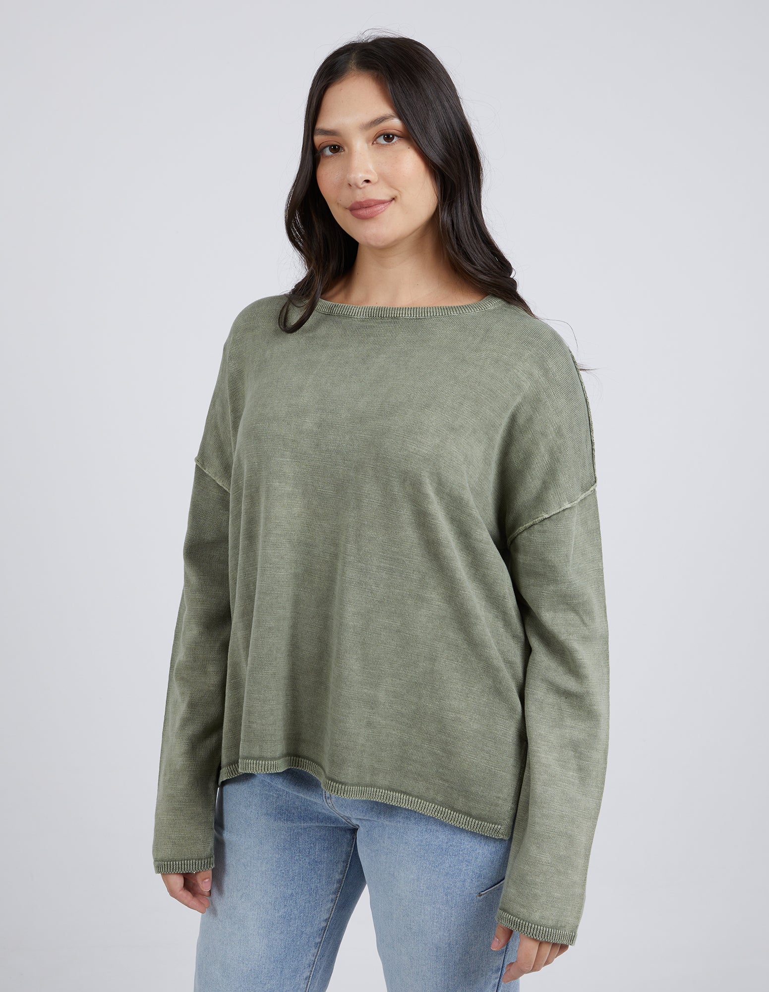 Foxwood Tahlia Long Sleeve Knit - Sage