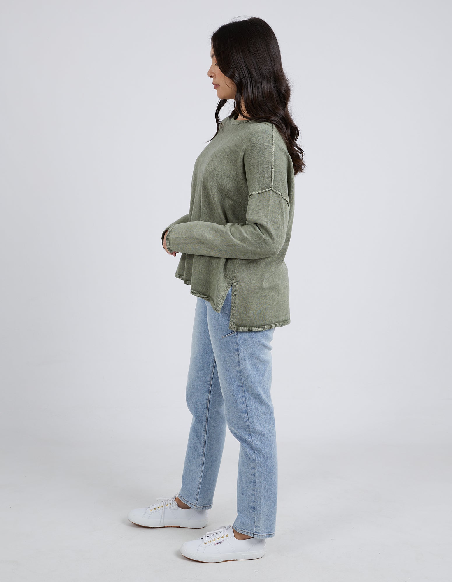 Foxwood Tahlia Long Sleeve Knit - Sage