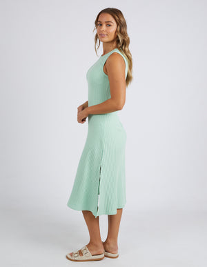 Foxwood Amelie Rib Dress - Fresh Mint