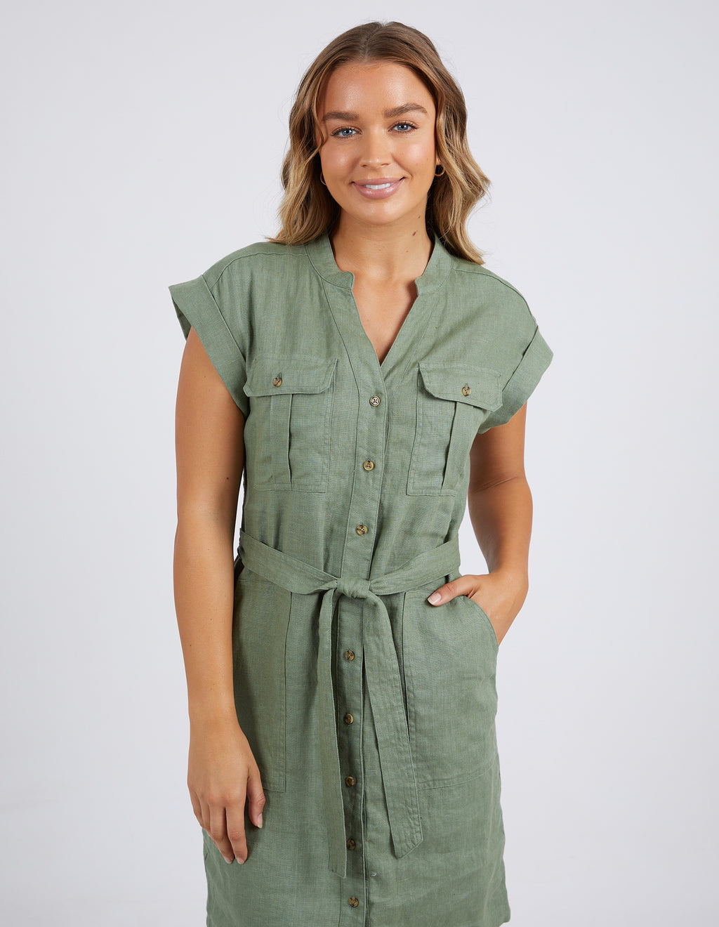 Foxwood Harlow Dress - Khaki