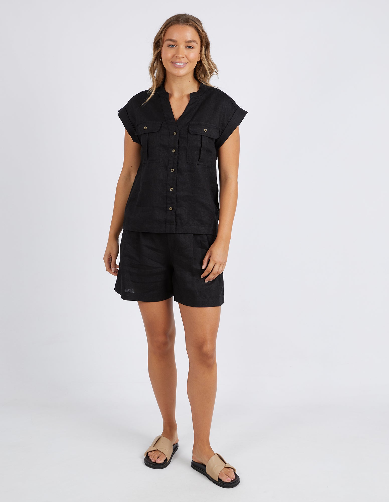 Foxwood Harlow Shirt - Black