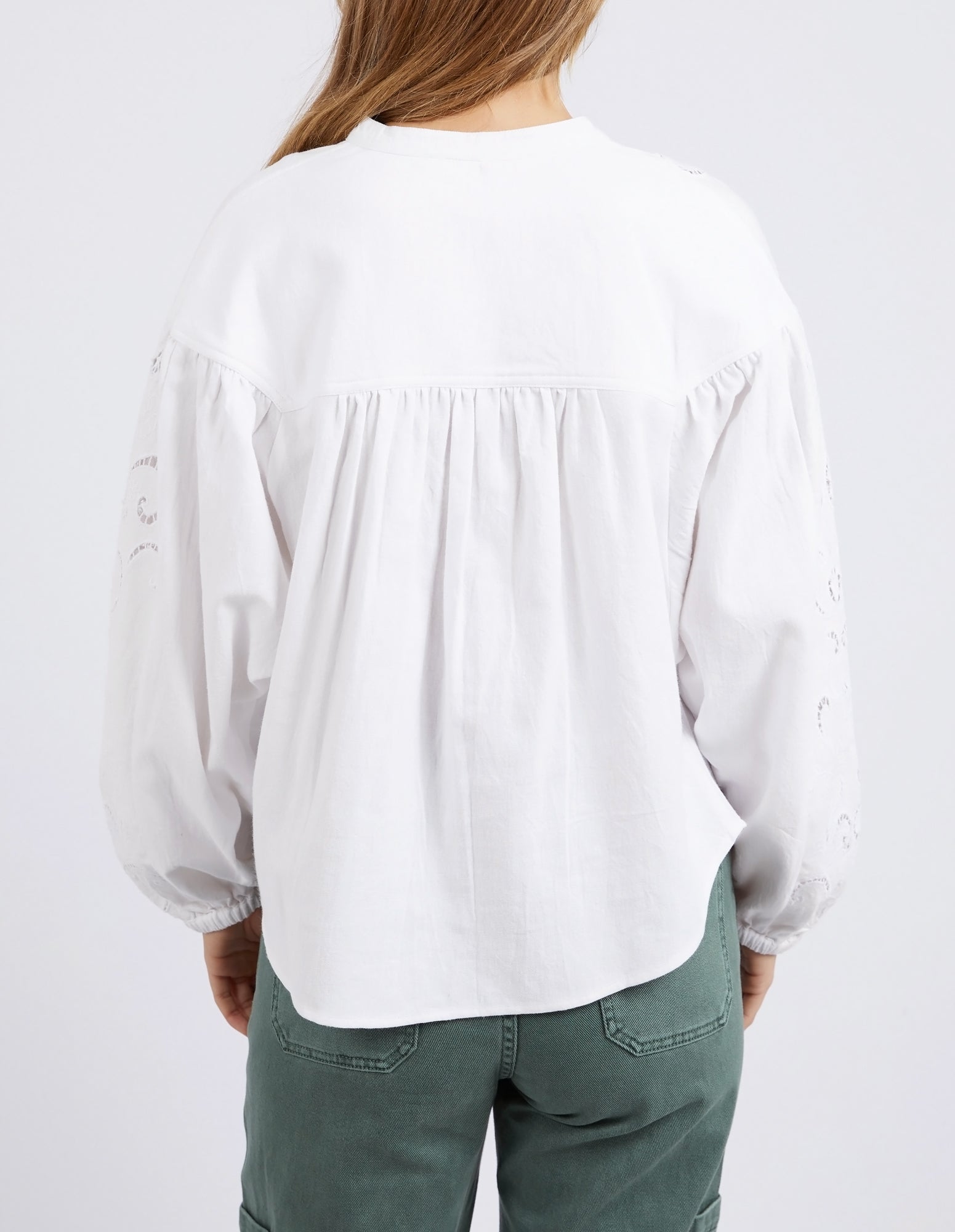 Foxwood Marlow Blouse - Egret