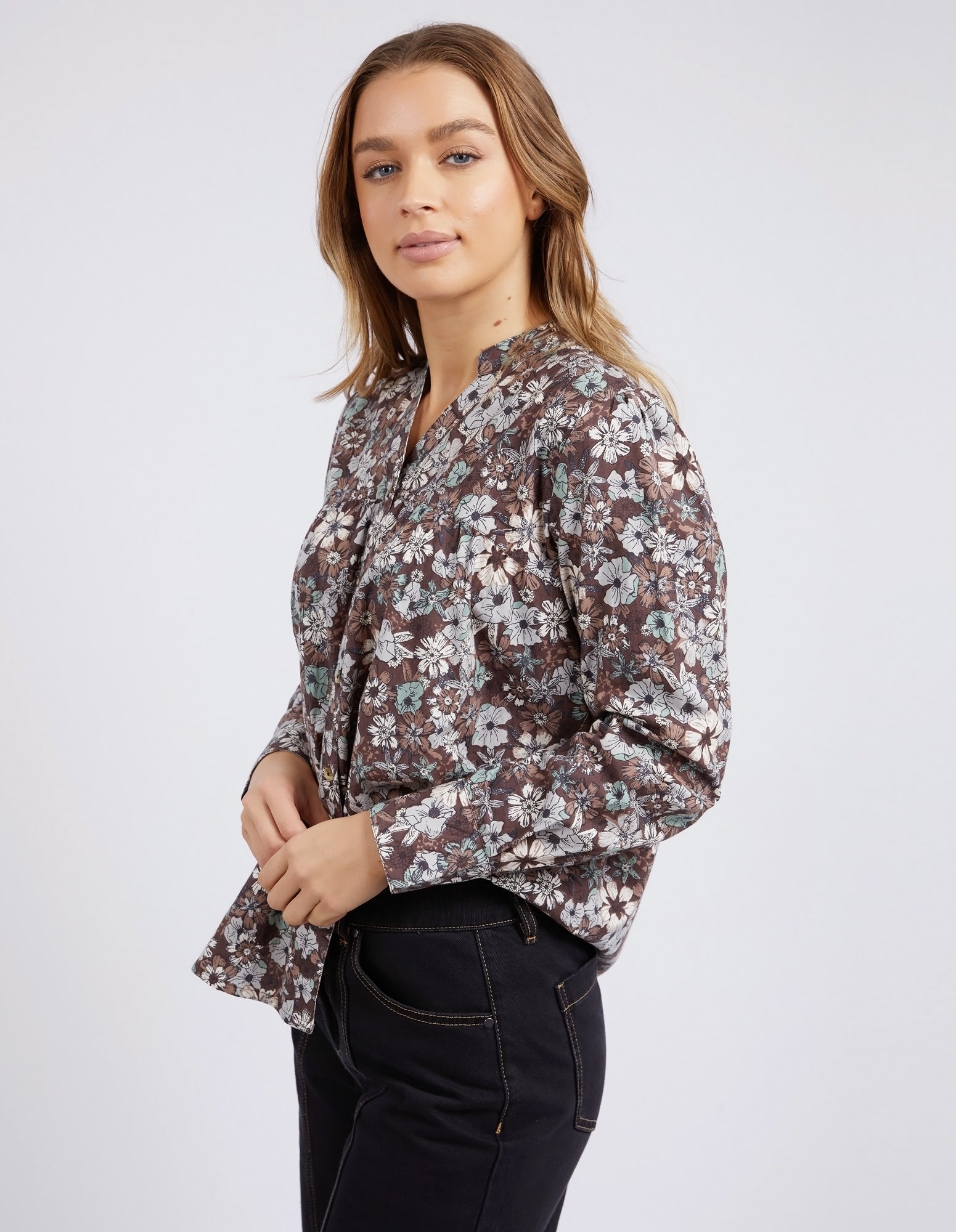 Foxwood Floral Meadow Blouse - Francesca Floral Print