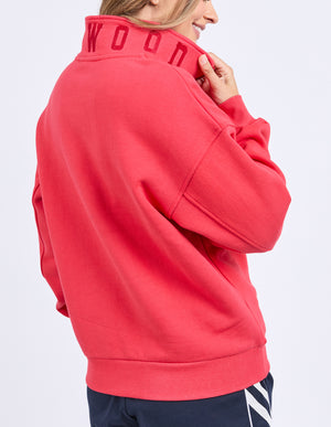 Foxwood College Zip Crew - Red