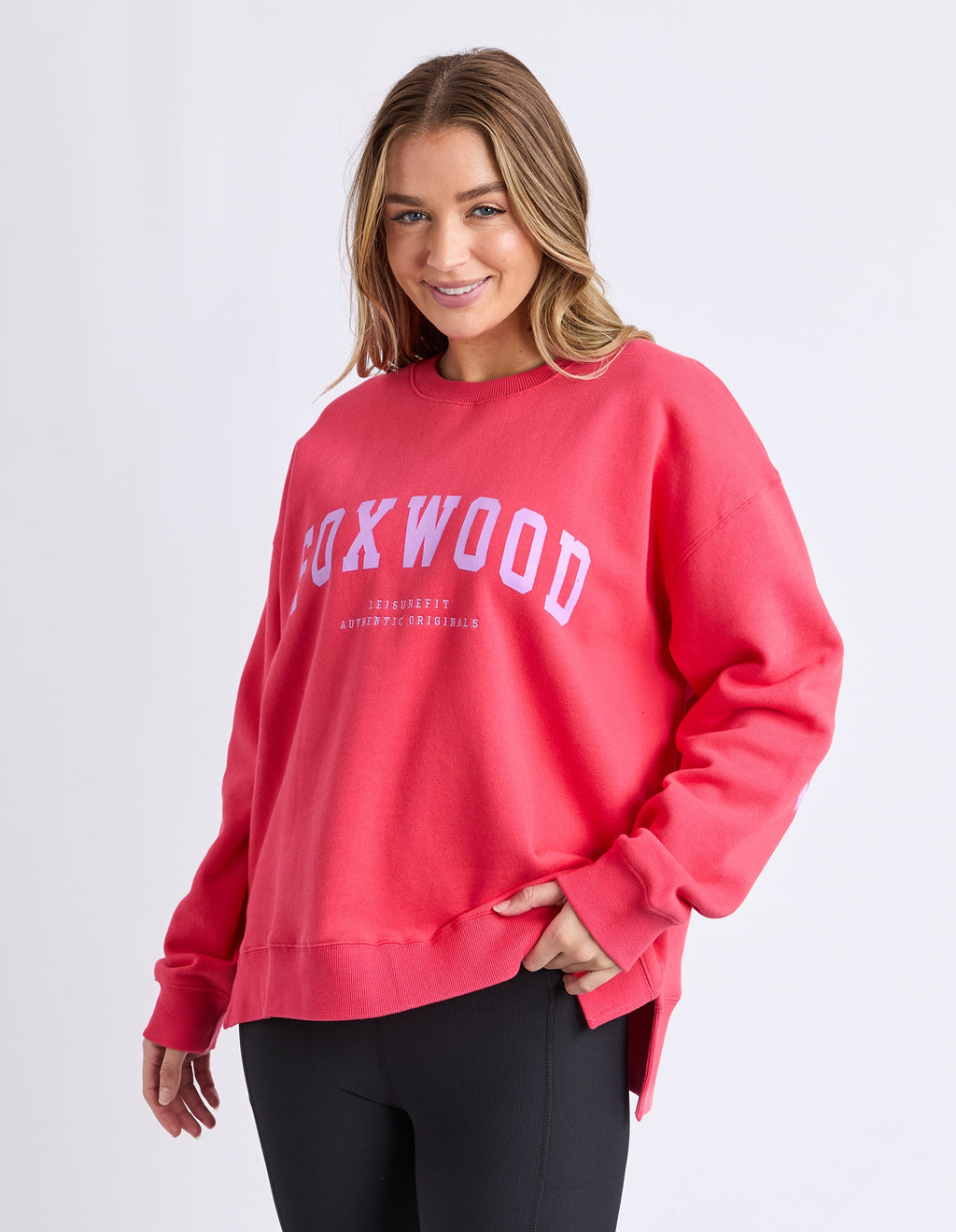 Foxwood Interval Crew - Raspberry Red