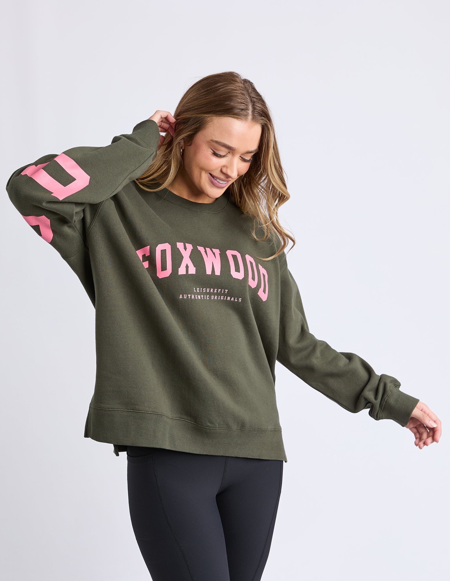 Foxwood Interval Crew - Dark Khaki