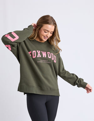 Foxwood Interval Crew - Dark Khaki