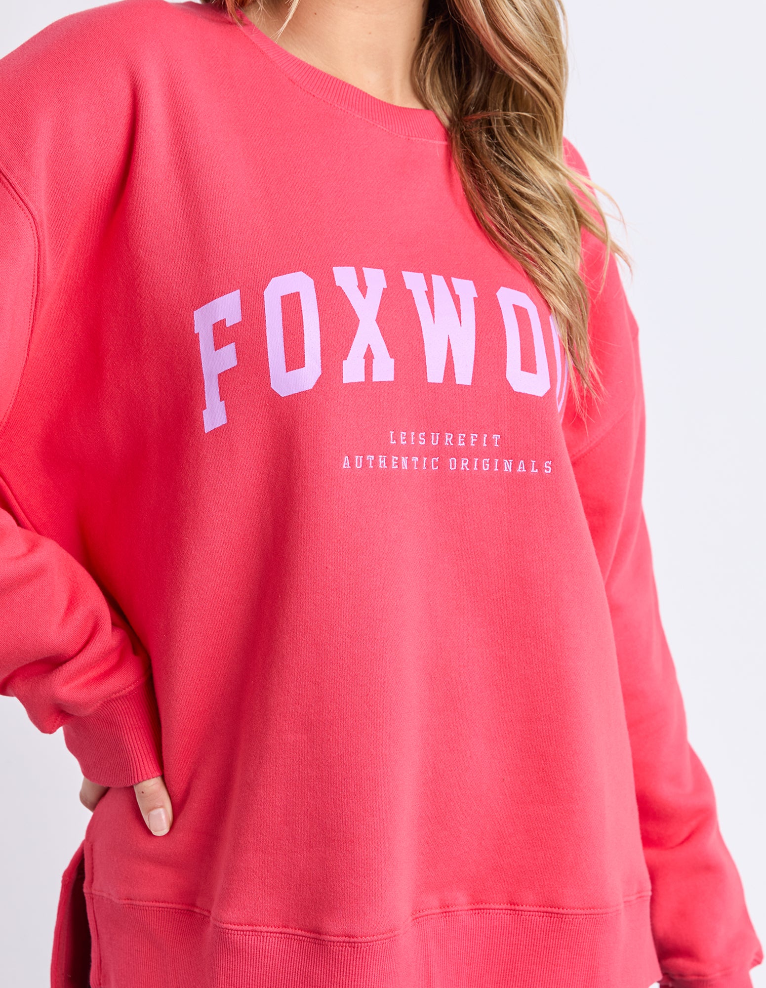 Foxwood Interval Crew - Raspberry Red