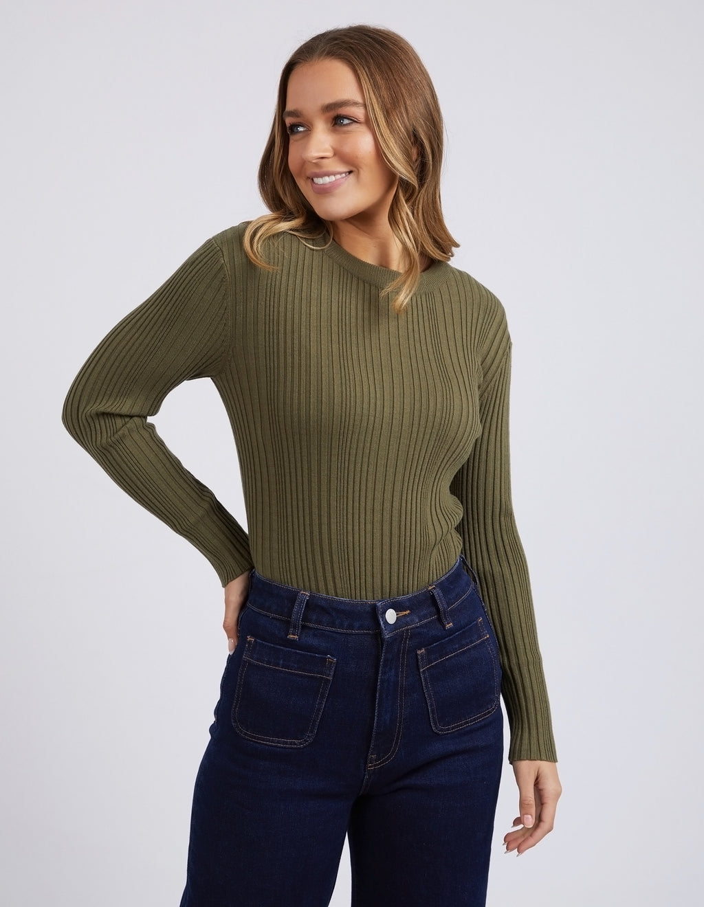 Foxwood Greta Long Sleeve - Olive Green