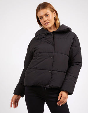 Foxwood Essential Puffer Jacket - Black