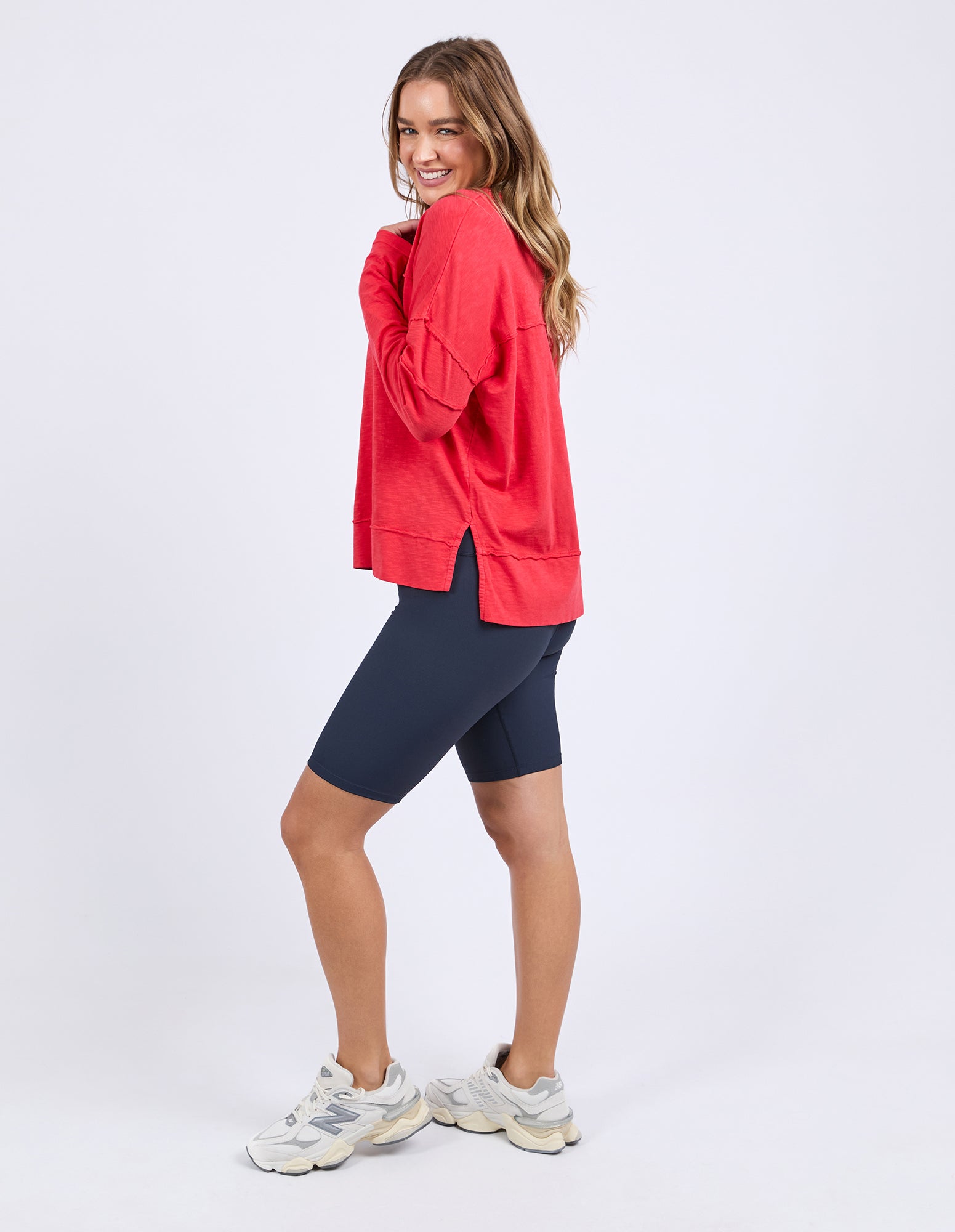 Foxwood Throw On Tee - Red