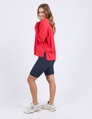 Foxwood Throw On Tee - Red