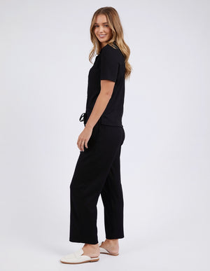 Foxwood Neve Rib Pant - Black