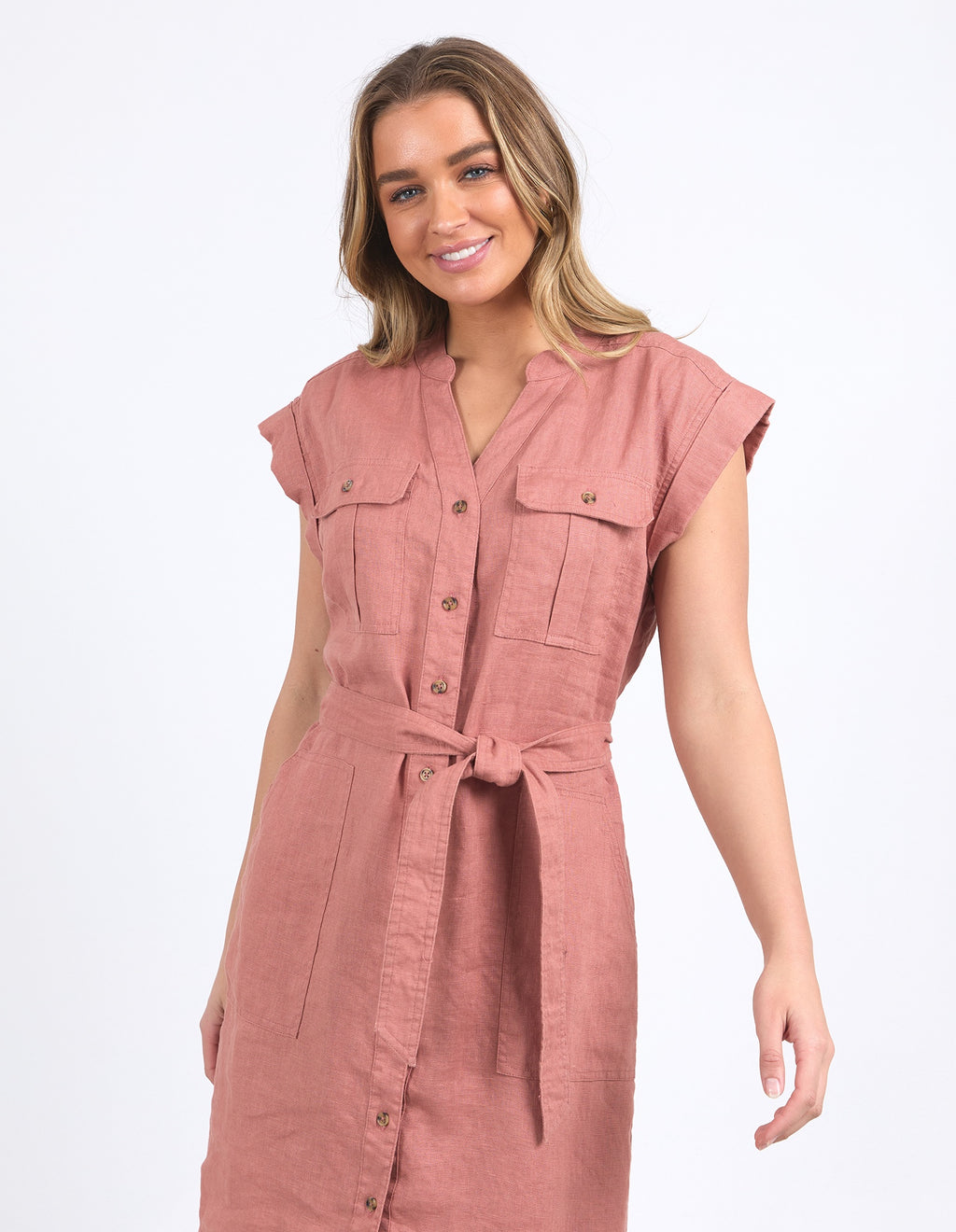 Foxwood Harlow Dress - Clay