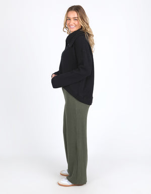 Foxwood Huntsville Zip Crew - Black