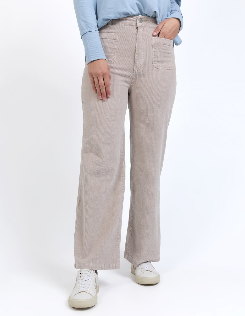 Foxwood Henrietta Cord Pant - Mushroom
