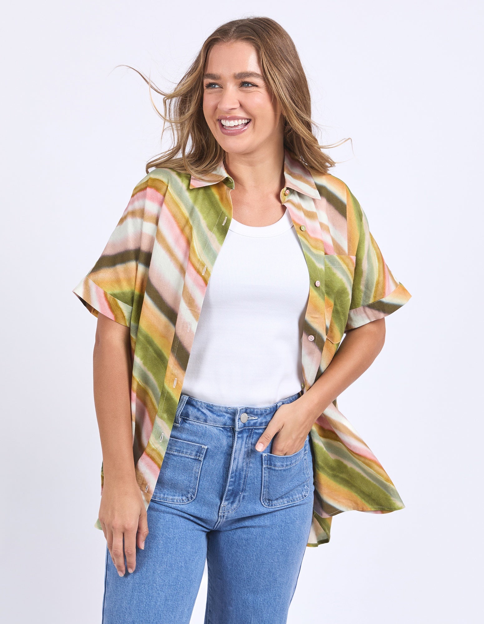 Foxwood Horizon Shirt - Horizon Print