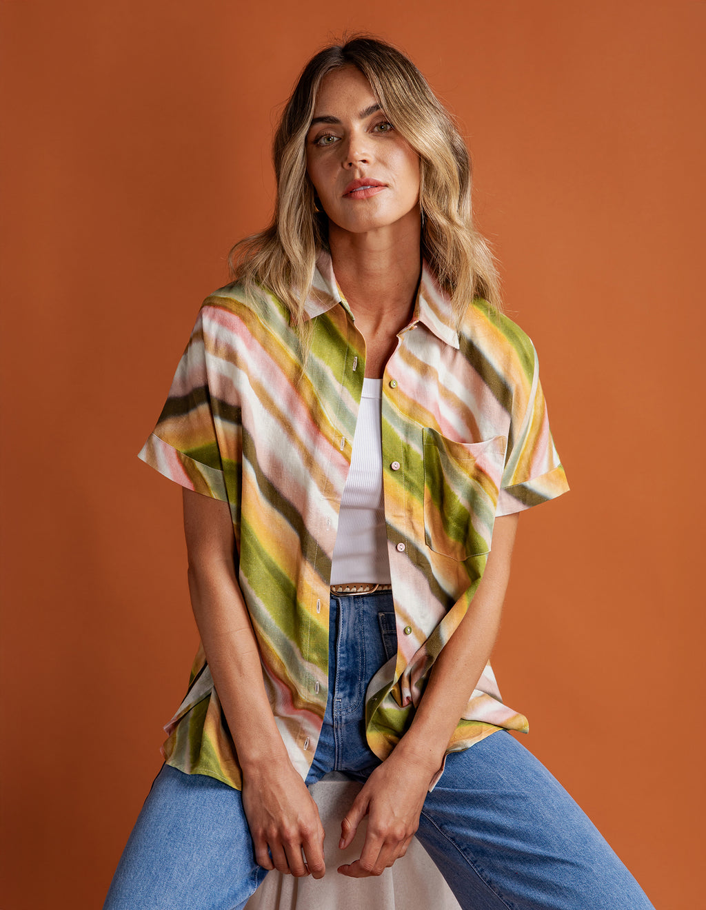 Foxwood Horizon Shirt - Horizon Print