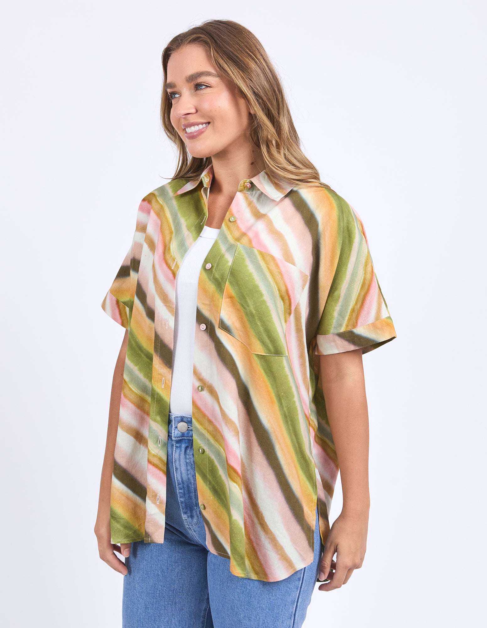 Foxwood Horizon Shirt - Horizon Print