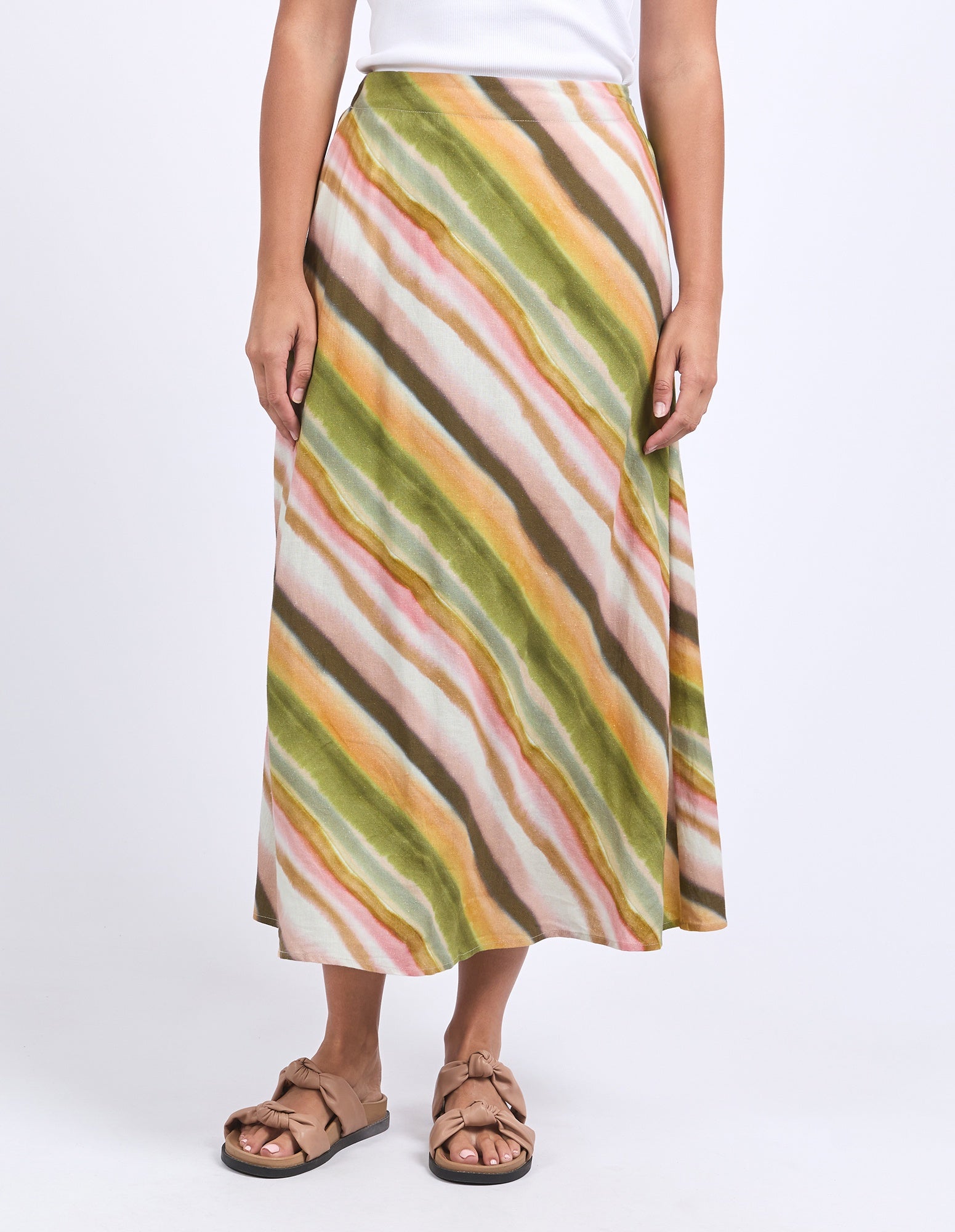 Foxwood Horizon Slip Skirt - Horizon Print