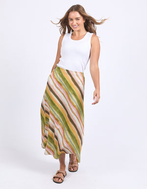 Foxwood Horizon Slip Skirt - Horizon Print