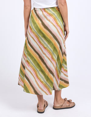 Foxwood Horizon Slip Skirt - Horizon Print