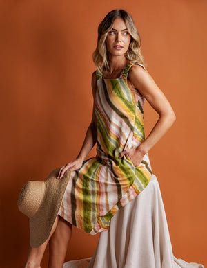 Foxwood Horizon Dress - Horizon Print