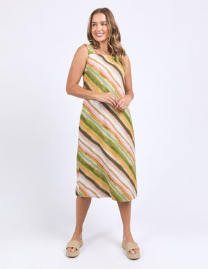 Foxwood Horizon Dress - Horizon Print
