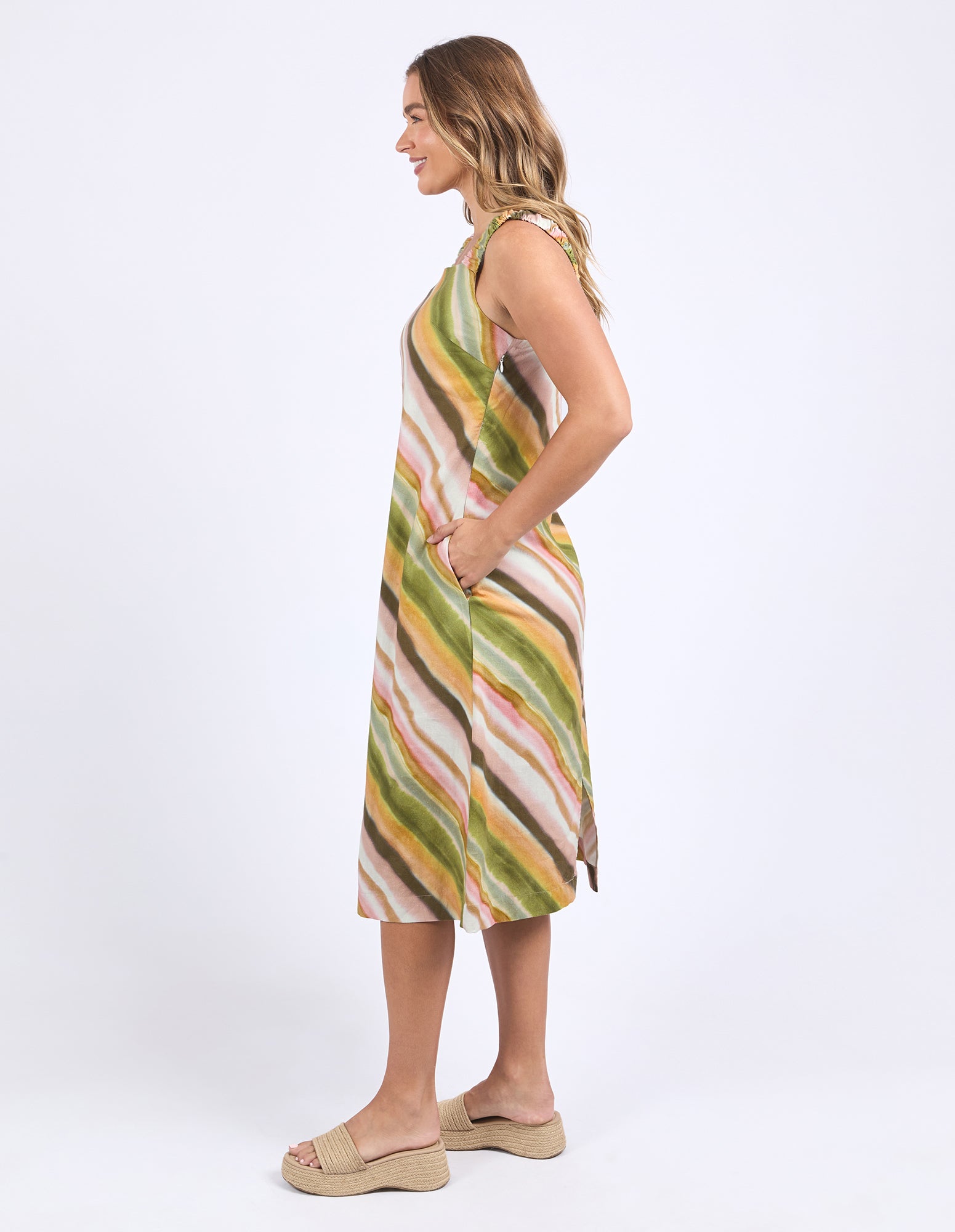 Foxwood Horizon Dress - Horizon Print