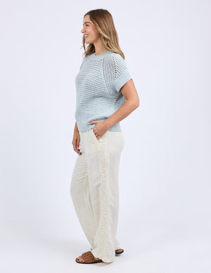 Foxwood Isla Knit Vest - Ballad Blue