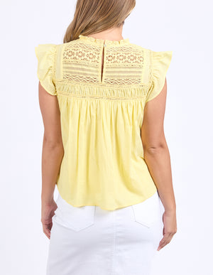 Foxwood Adelyn Top - Lemon