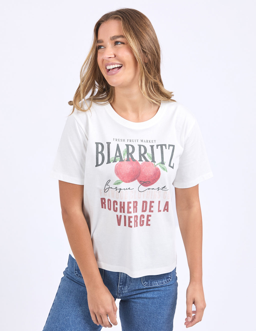 Foxwood Biarittz Tee - Vintage White
