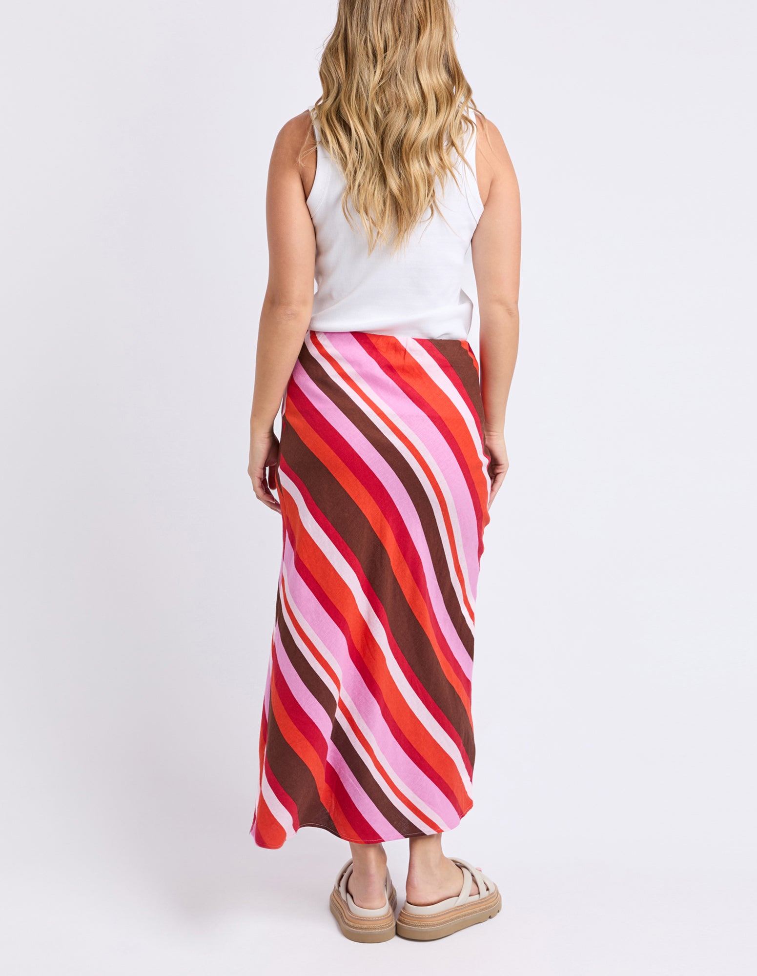 Foxwood Guava Skirt - Stripe