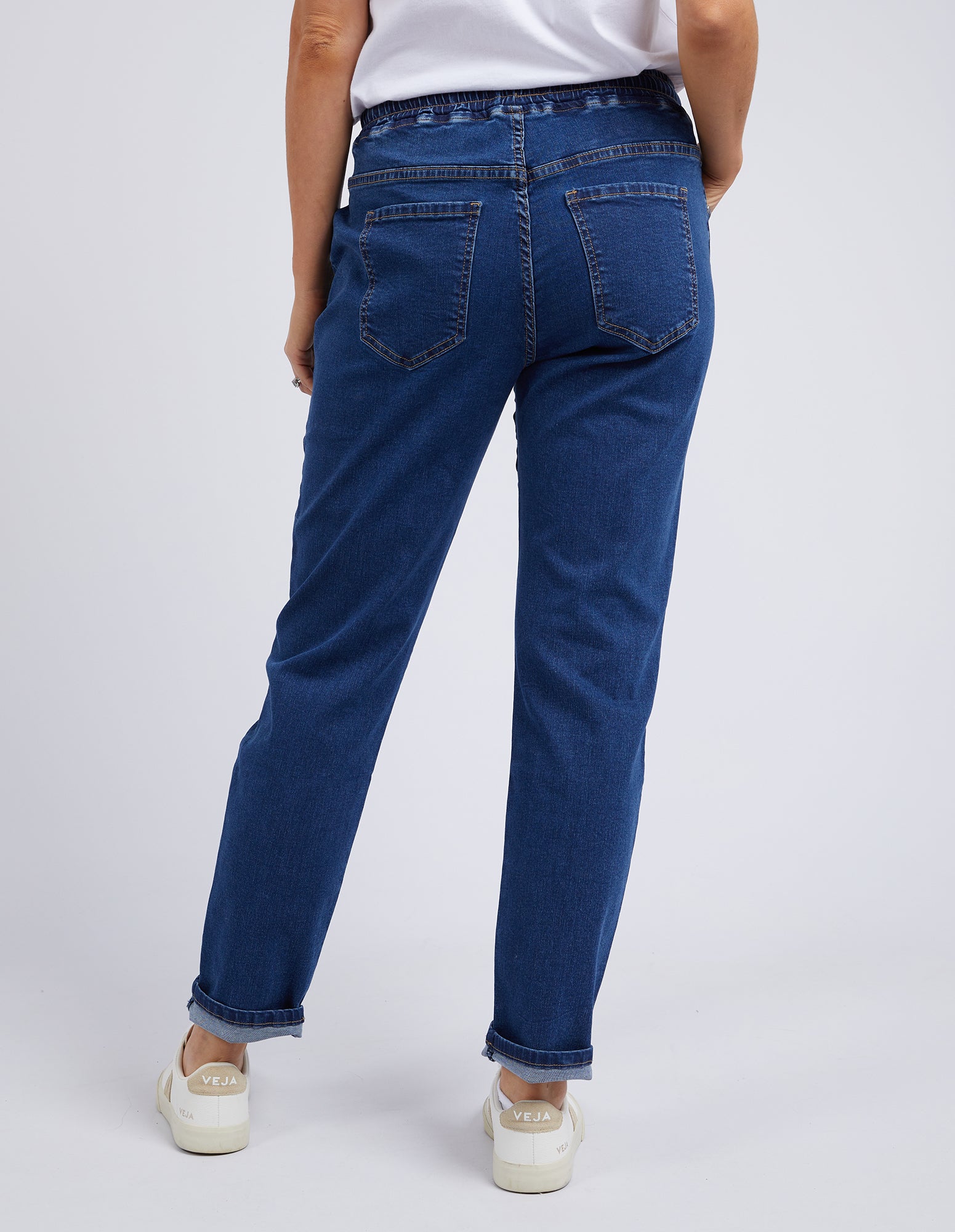 Foxwood Juliette Jogger Jean - Dark Blue