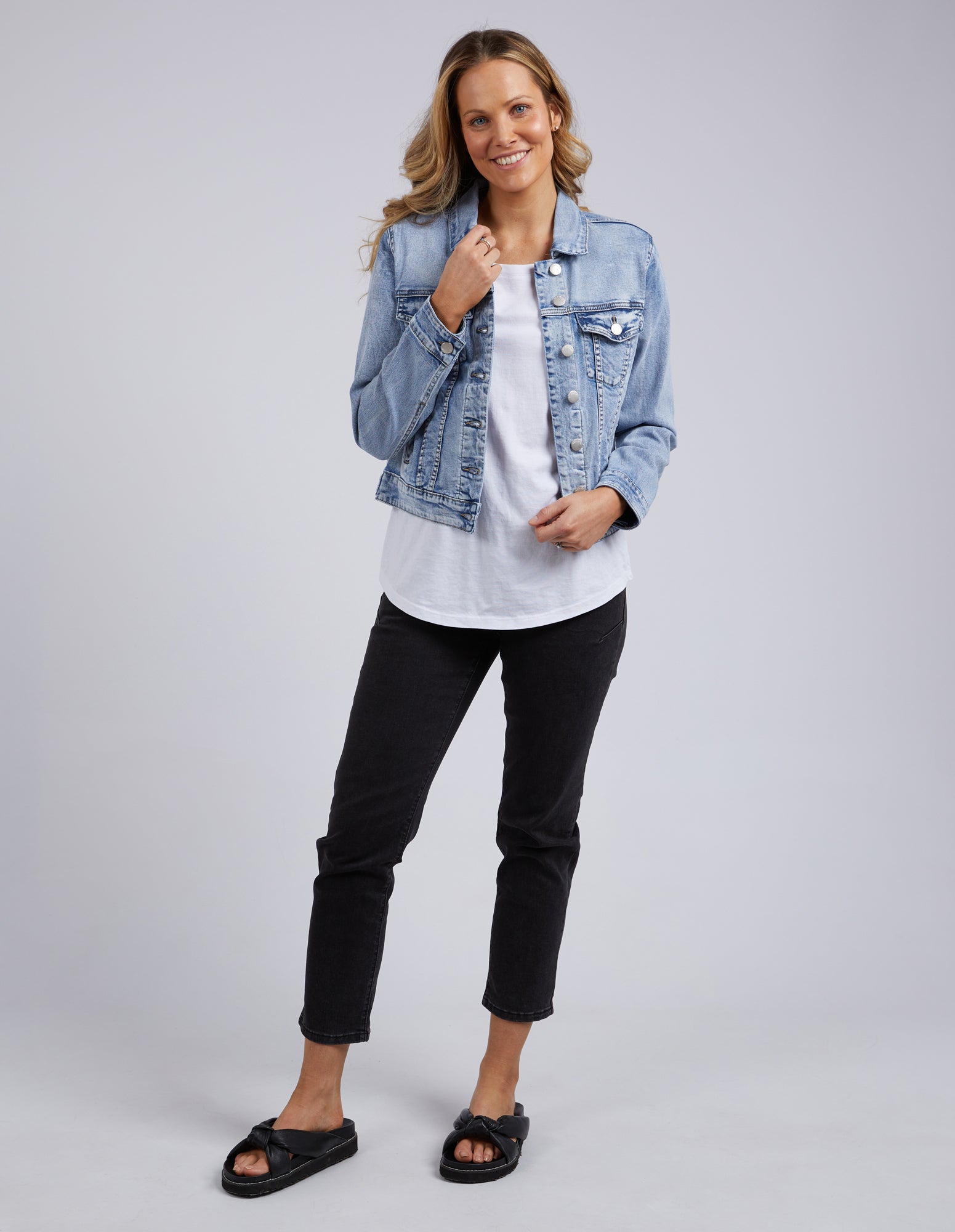 Foxwood Georgia Denim Jacket - Light Blue Denim