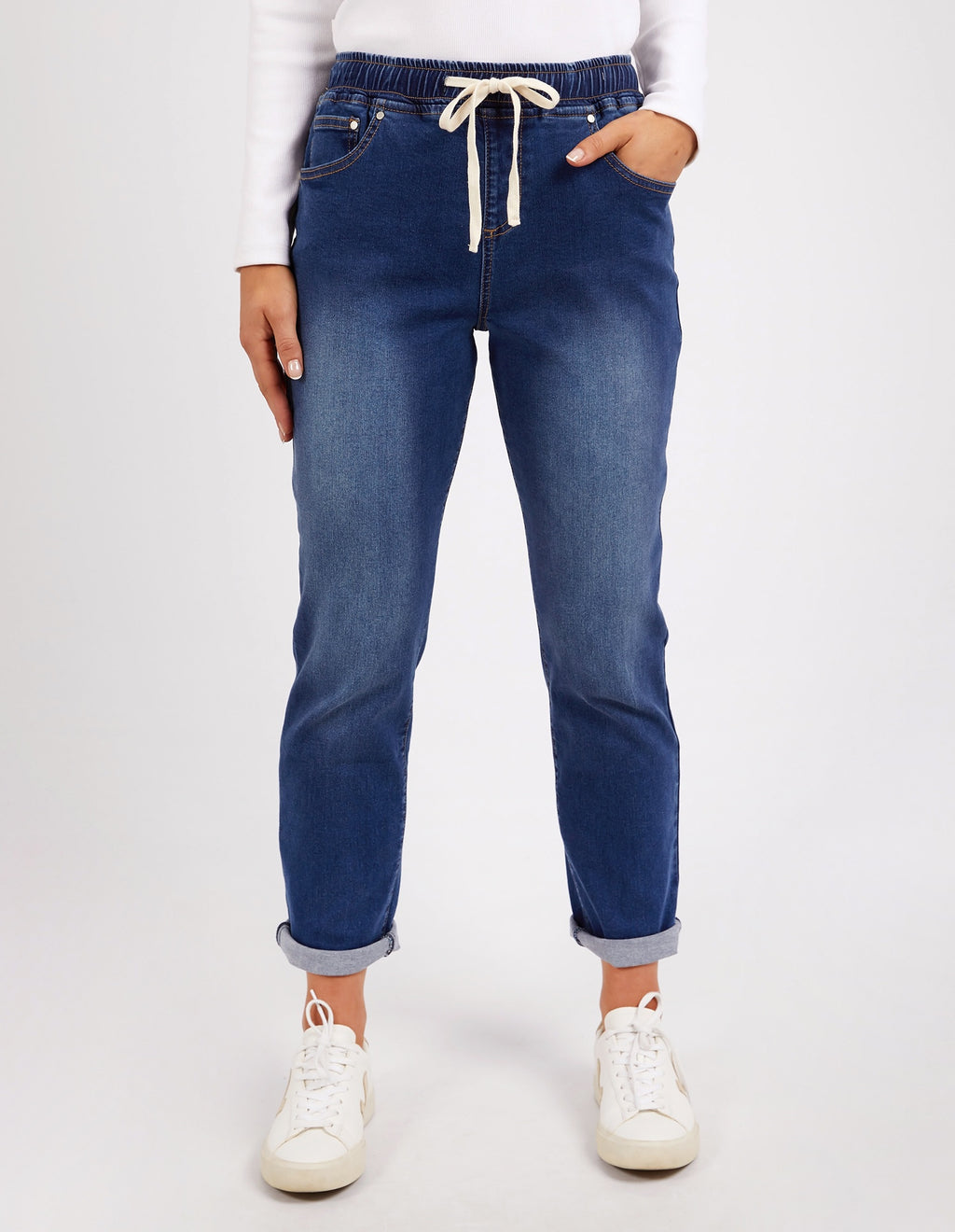 Foxwood Juliette Jogger Jean - Vintage Blue