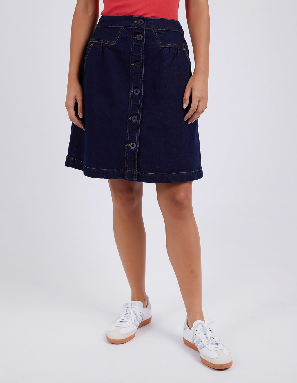 Foxwood Amanda Denim Skirt - Indigo