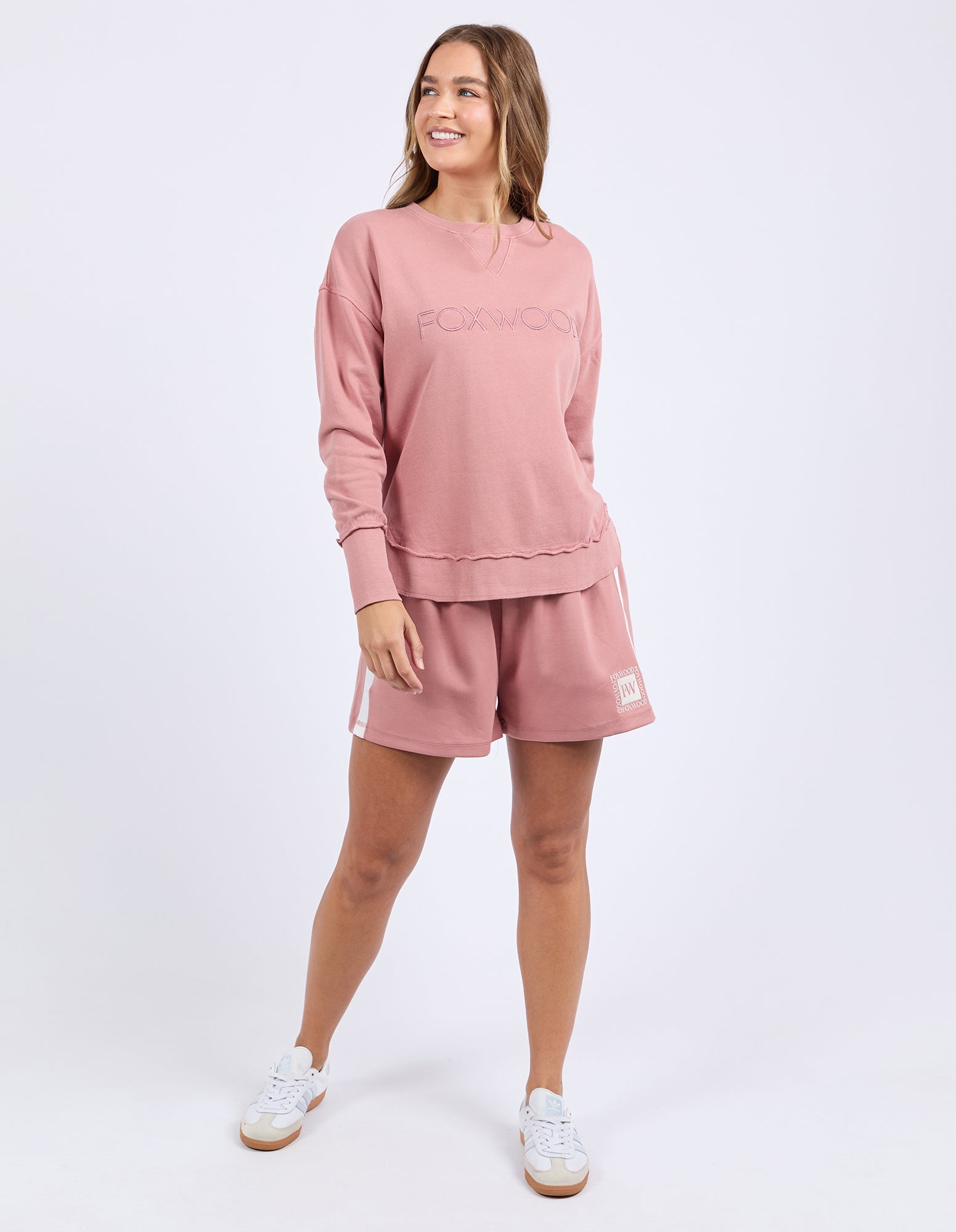 Foxwood Simplified Crew - Dusty Rose