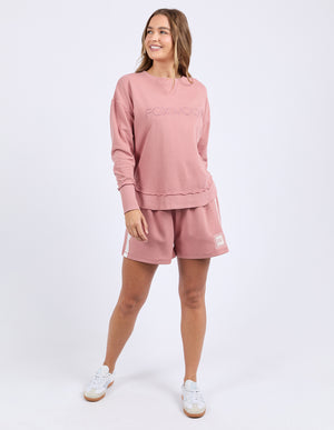 Foxwood Simplified Crew - Dusty Rose