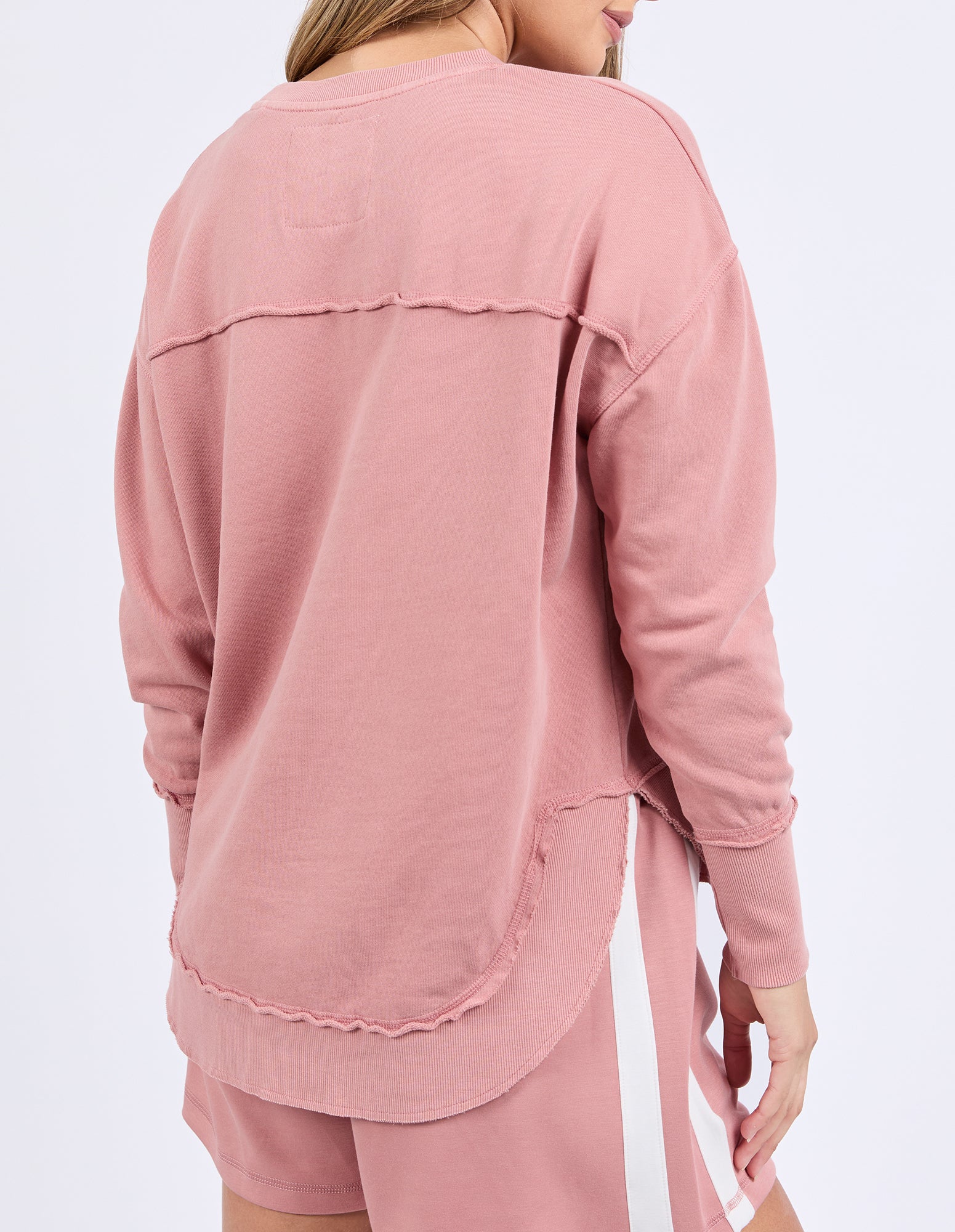 Foxwood Simplified Crew - Dusty Rose