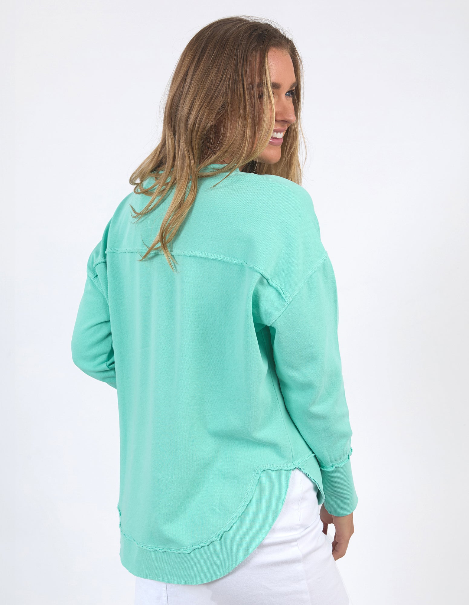 Foxwood Simplified Crew - Neon Mint