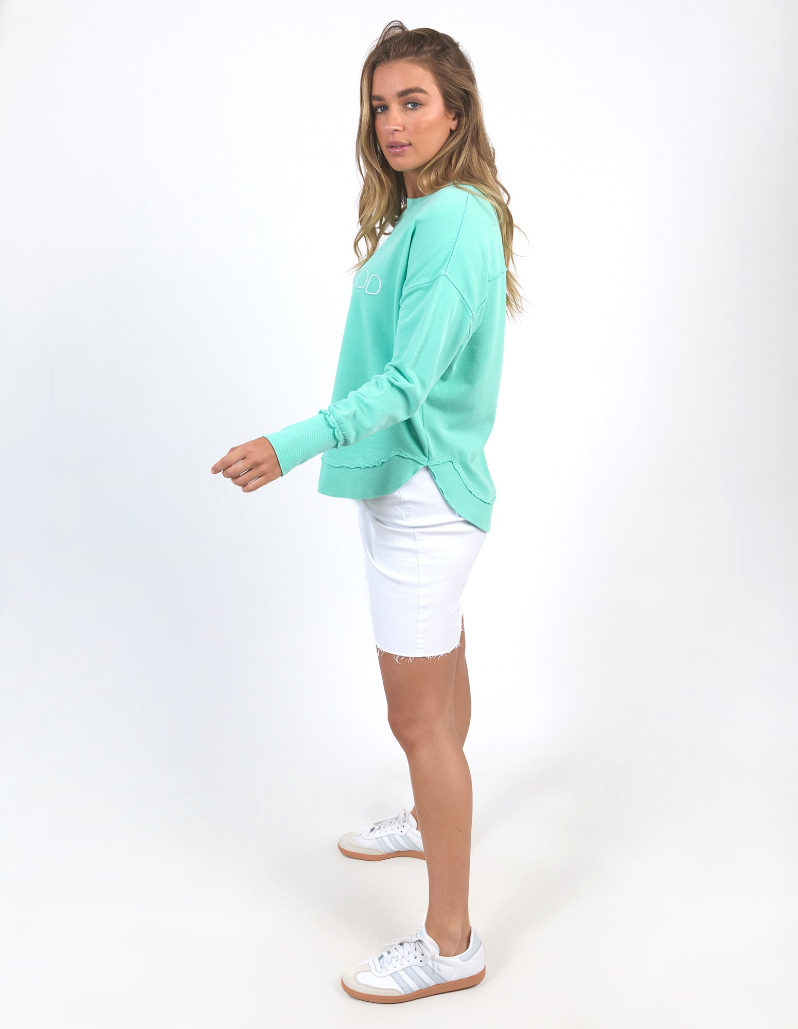 Foxwood Simplified Crew - Neon Mint