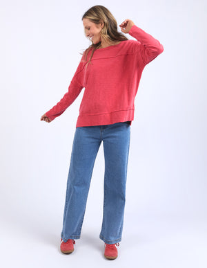 Foxwood Jayne Throw On Top - Cayenne Red