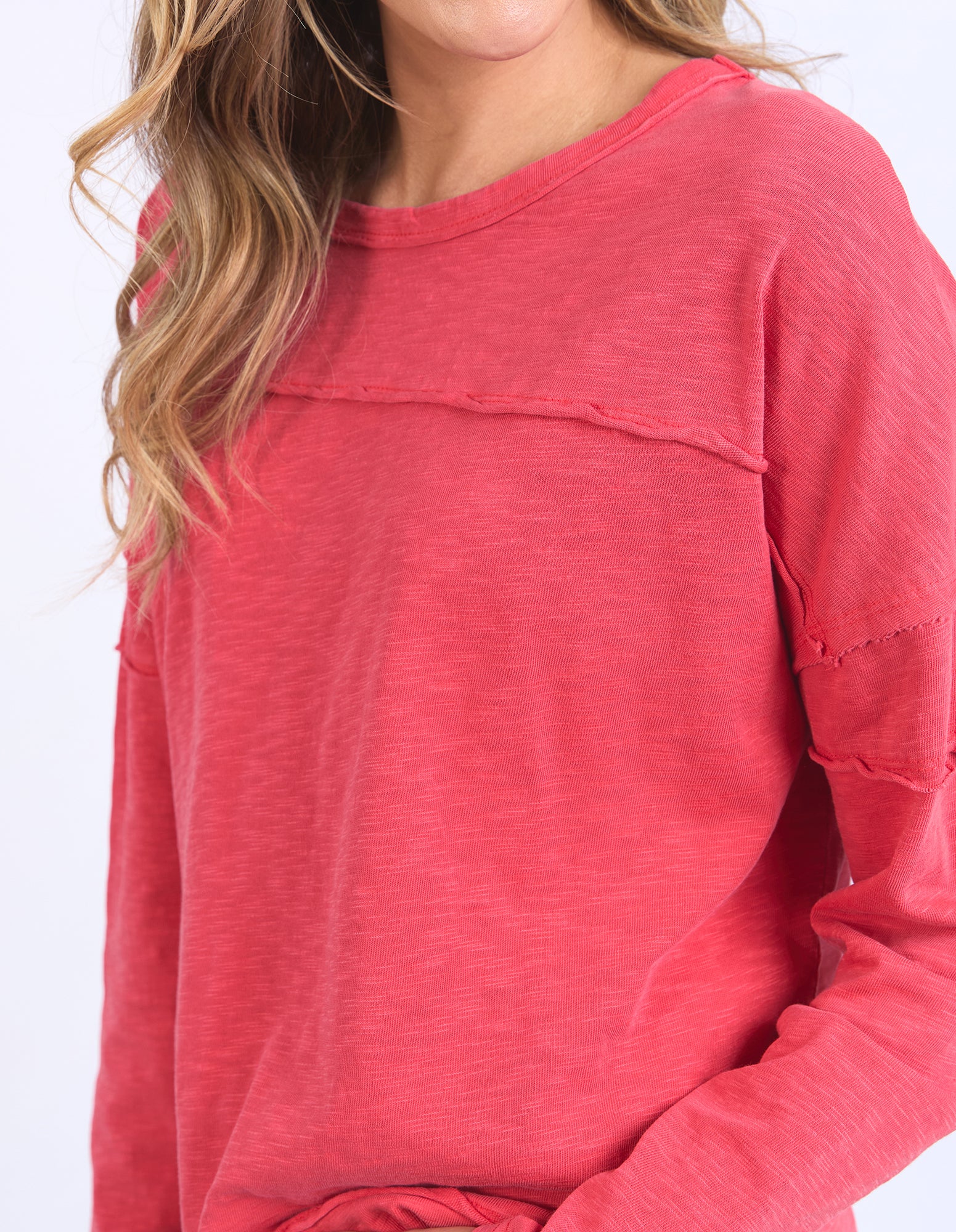 Foxwood Jayne Throw On Top - Cayenne Red