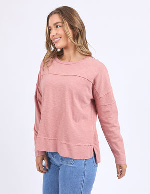Foxwood Jayne Throw On Top - Ash Rose