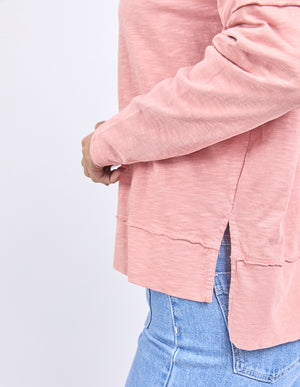 Foxwood Jayne Throw On Top - Ash Rose